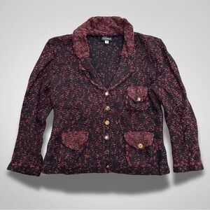 Vintage 90s Knit Cardigan Sweater by Elaris